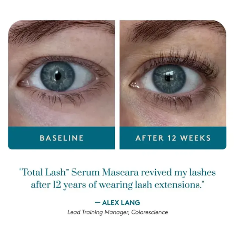 TOTAL LASH SERUM MASCARA BLACK 